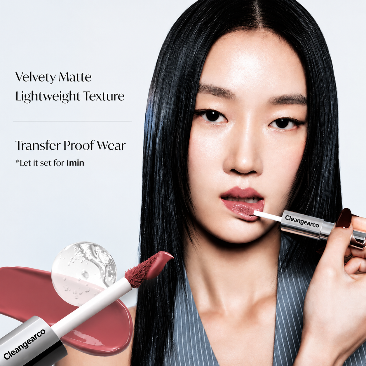 Perfect Twin Lip — Dual-Ended Liquid Lipstick with Velvet Matte Color and Glossy Shine
