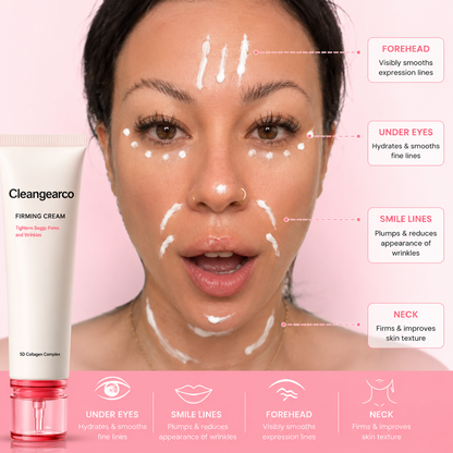 🔥LAST DAY 60% OFF Cleangearco Wrinkle Repair Firming Cream with 5D Collagen Complex