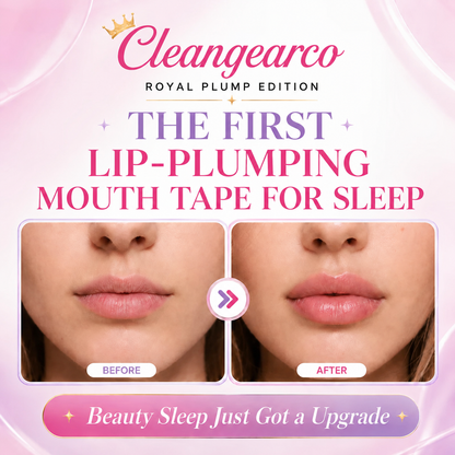 💋 Cleangearco Royal Plump Lip Tape — Buy 1 Get 1 Free Sale ✨ Hydrating Collagen Mouth Tape