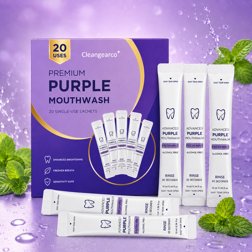 😄Premium Purple Mouthwash – Fresh Breath, Cleaner Teeth & Alcohol-Free Oral Care
