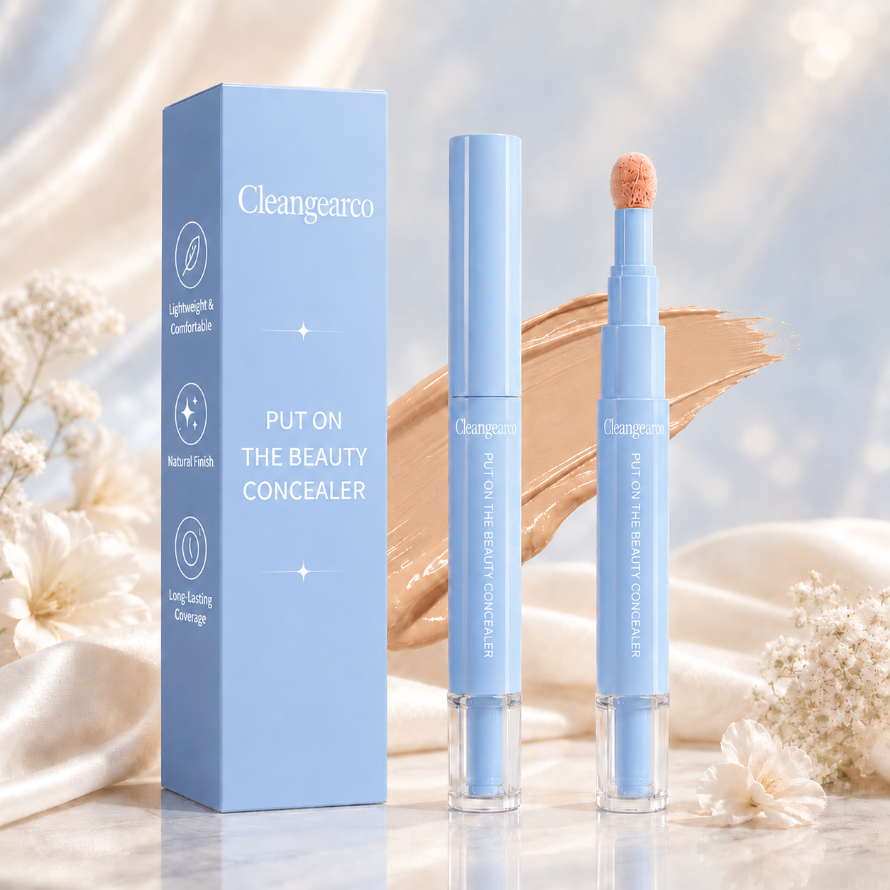 Dual-Effect Concealer & Powder Foundation✨