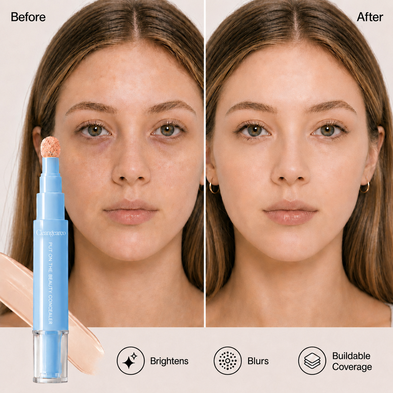 Dual-Effect Concealer & Powder Foundation✨